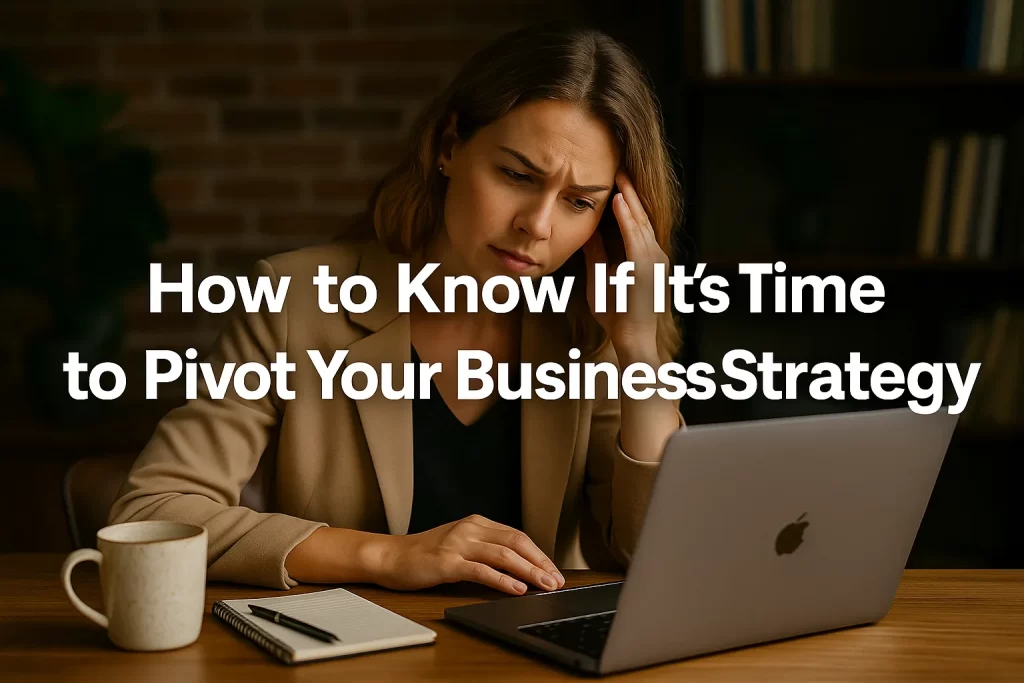 How to Know If It’s Time to Pivot Your Business Strategy